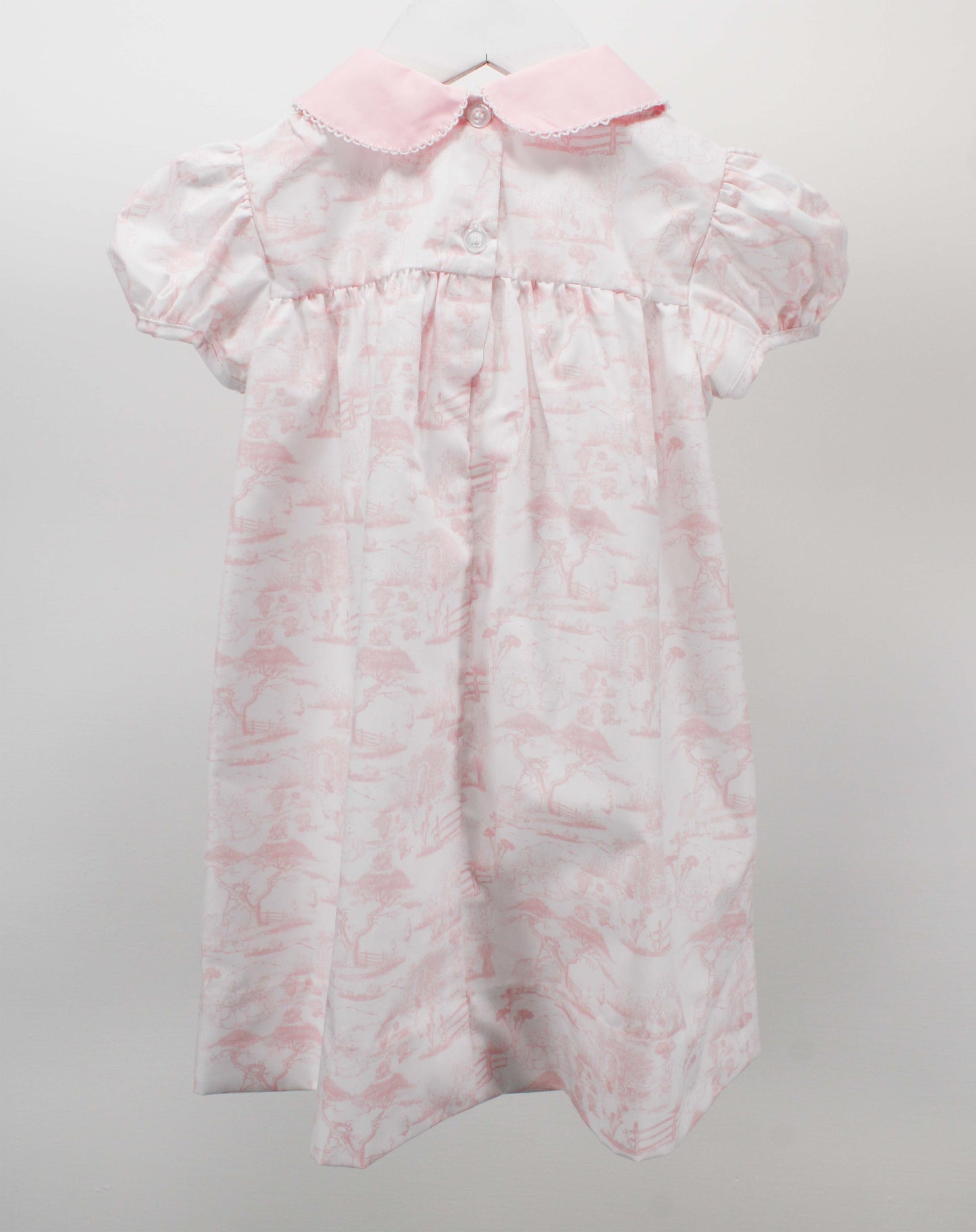 Pink Easter Toile Heather Dress