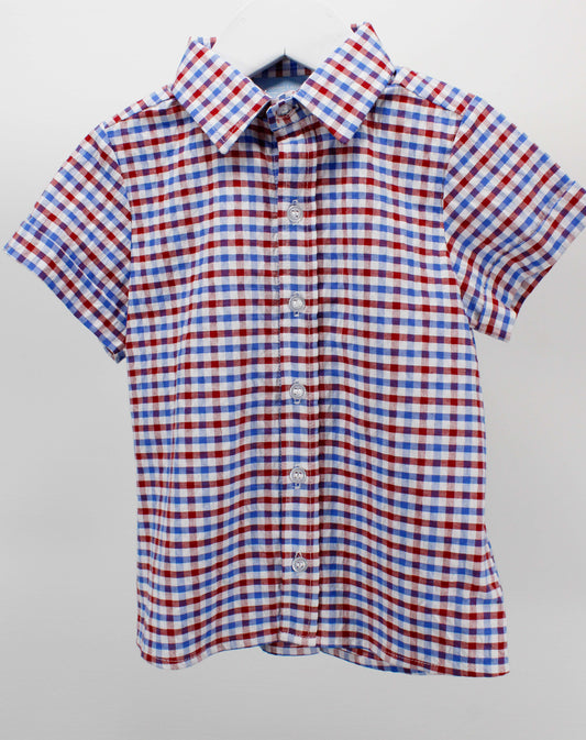 Red, White & Blue Jaxon Oxford Shirt