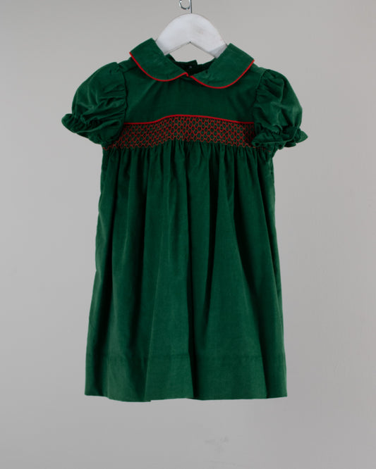 Green Christmas Ava Dress