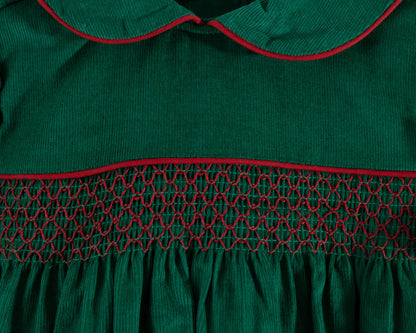 Green Christmas Ava Dress