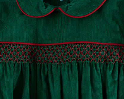 Green Christmas Ava Romper