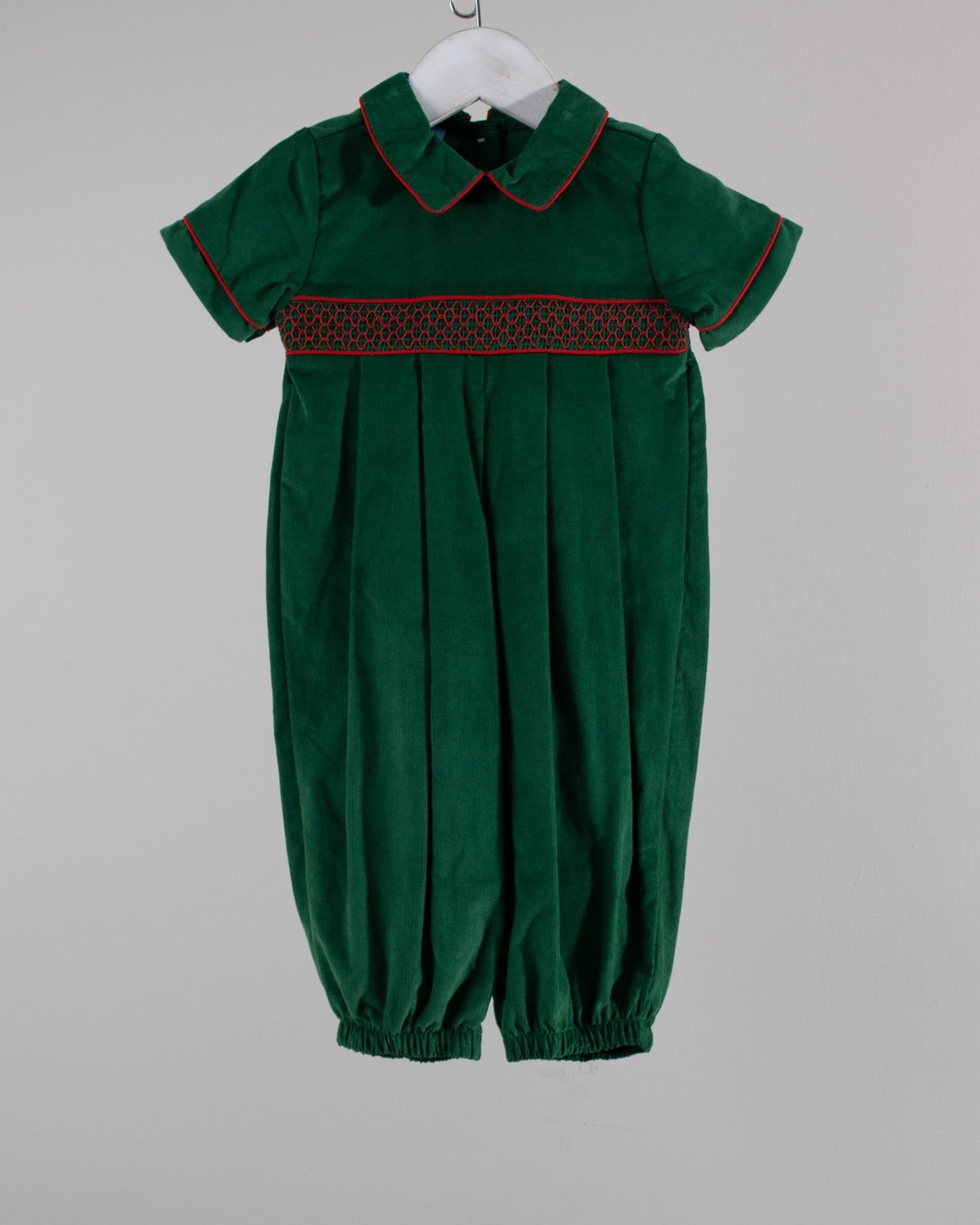 Green Christmas Henry Romper