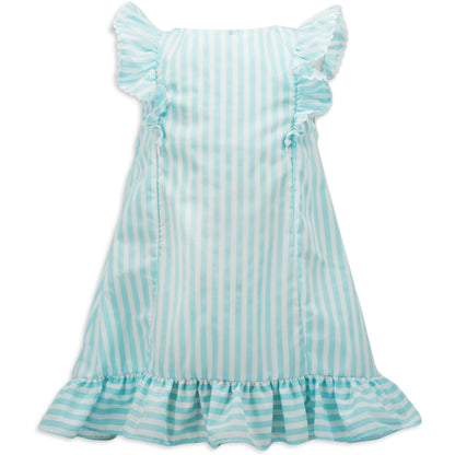 Aqua stripe Emily dress