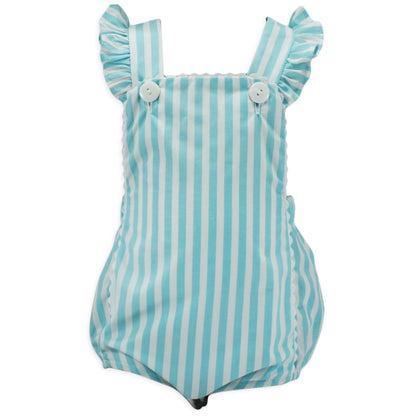 Aqua stripe Ella bubble