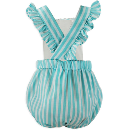 Aqua stripe Ella bubble