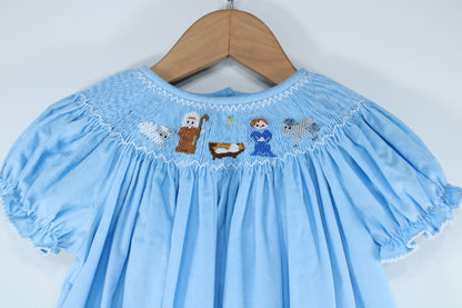 Emotive Blue Nativity Maria Dress